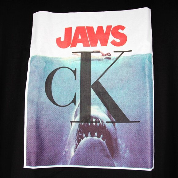 BNWT SS19 CALVIN KLEIN 205W39NYC JAWS TSHIRT BLACK S - Picture 8 of 13